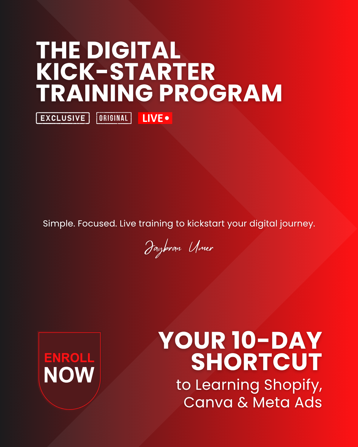 π The Digital Kickstarter Program β 10-Day Live Training